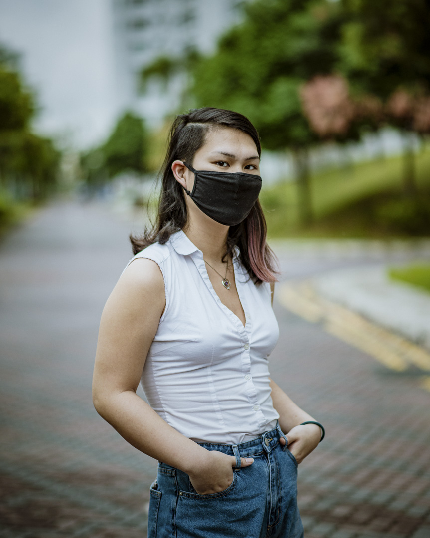 因網上活動而被警方調查的Averyn Thng。