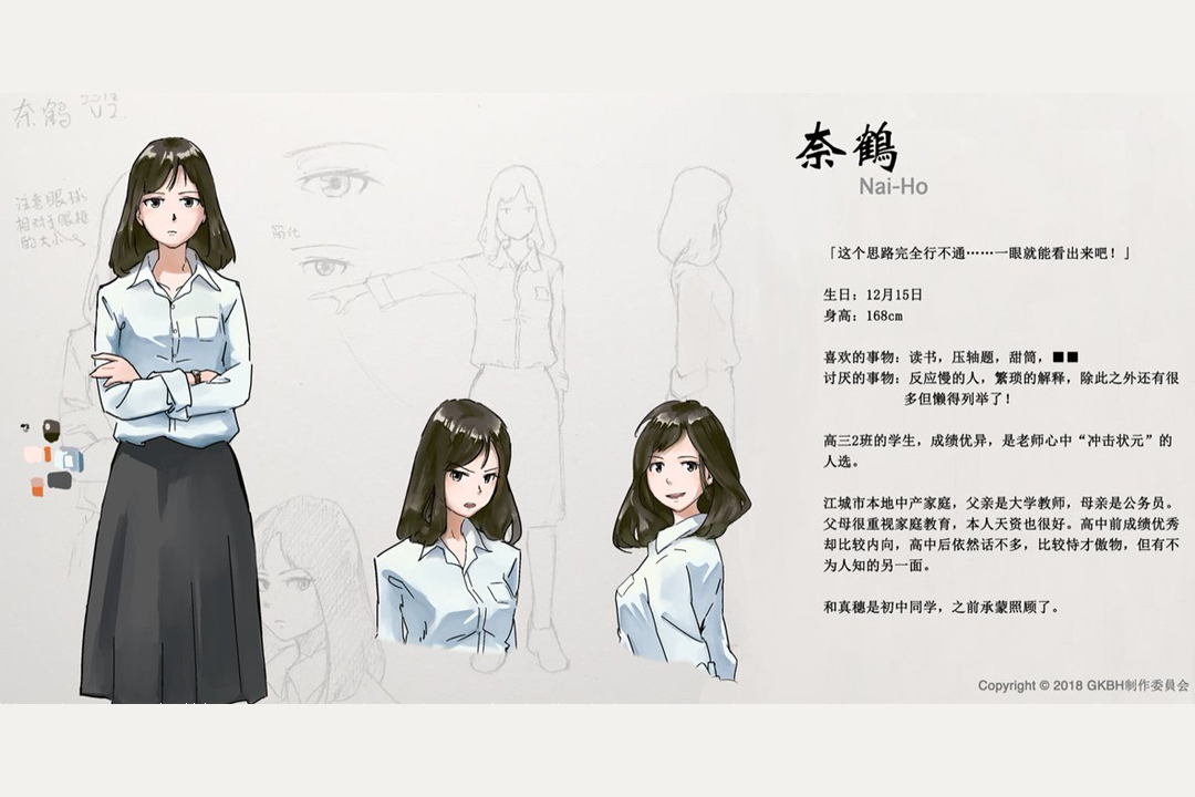 人物設計。