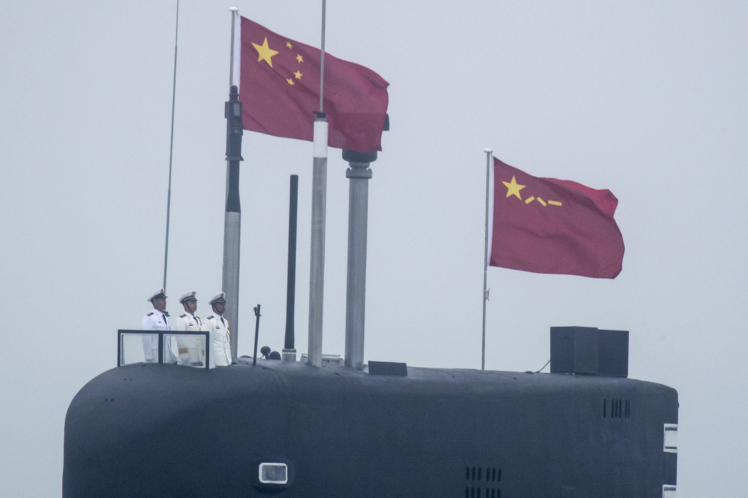 2019年4月23日,解放軍海軍新型094A晉級核潛艇參加海軍閲兵式,以紀念中國人民解放軍海軍成立70週年。