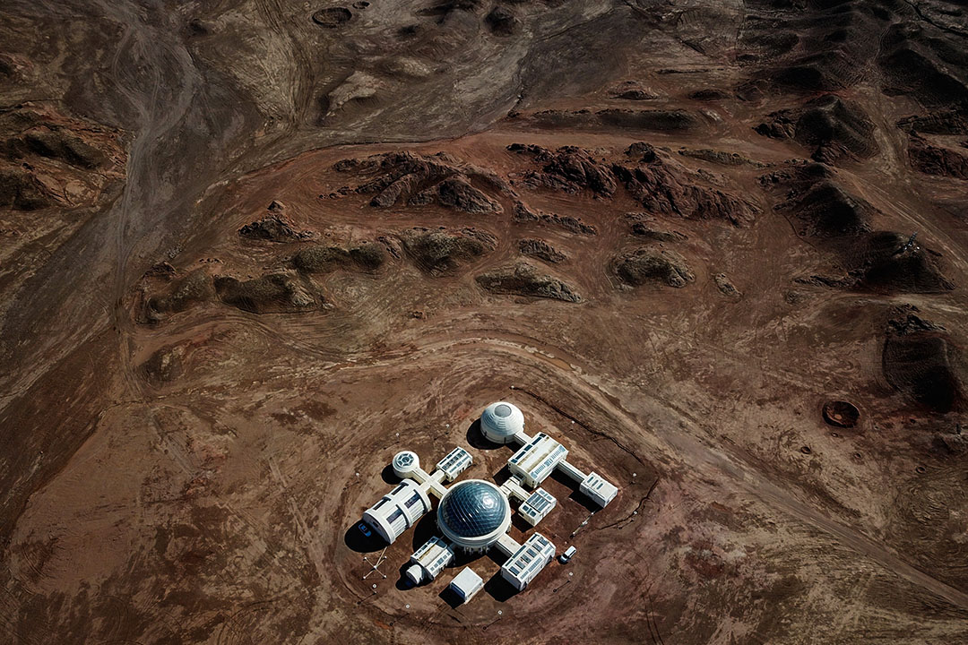 2019年5月3日，中國甘肅金昌模擬火星的基地。