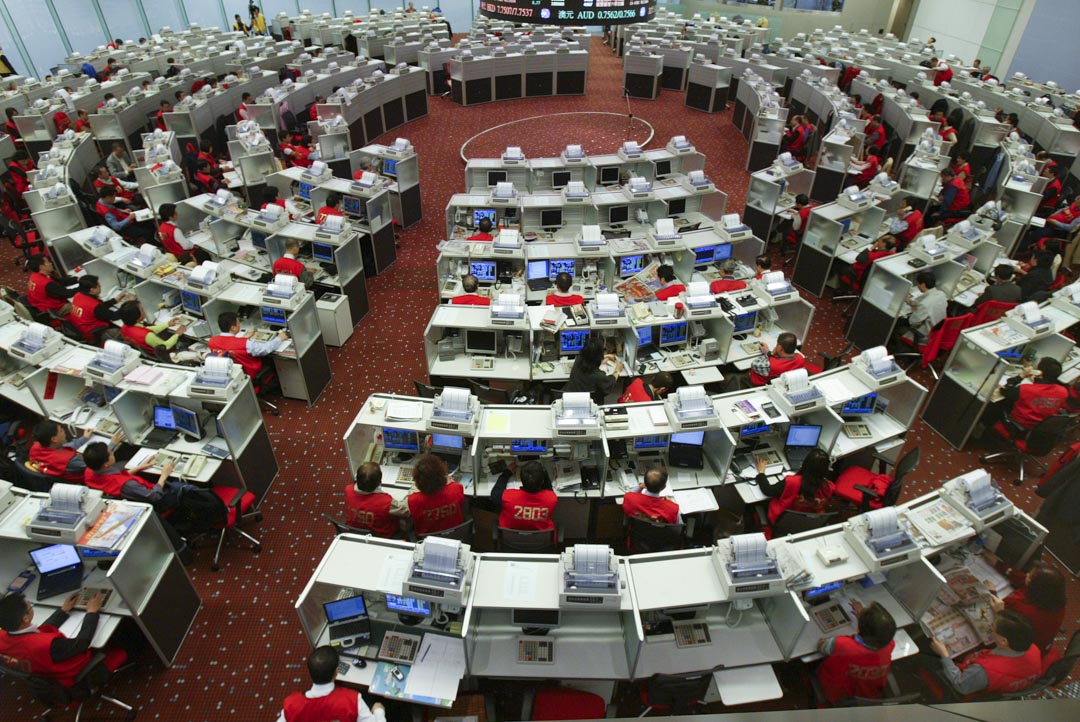 2006年1月16日,中环交易广场改建后的港交所交易大厅开幕仪式。