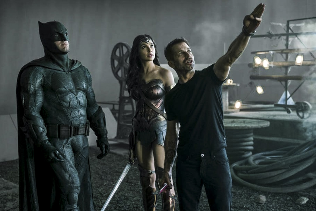 萨克薛达(Zack Snyder)在拍摄现场。