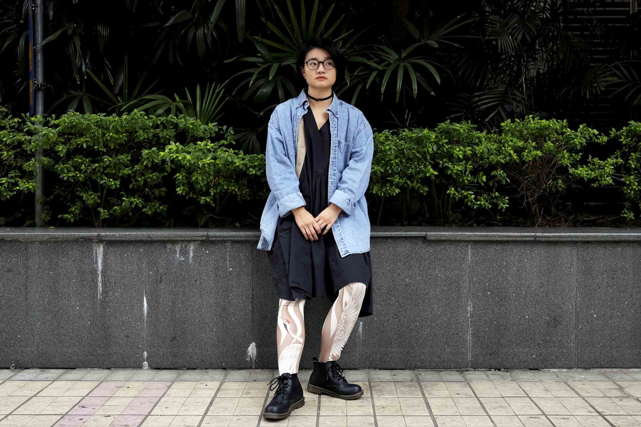 女權主義者肖美麗,拍攝於2018年。