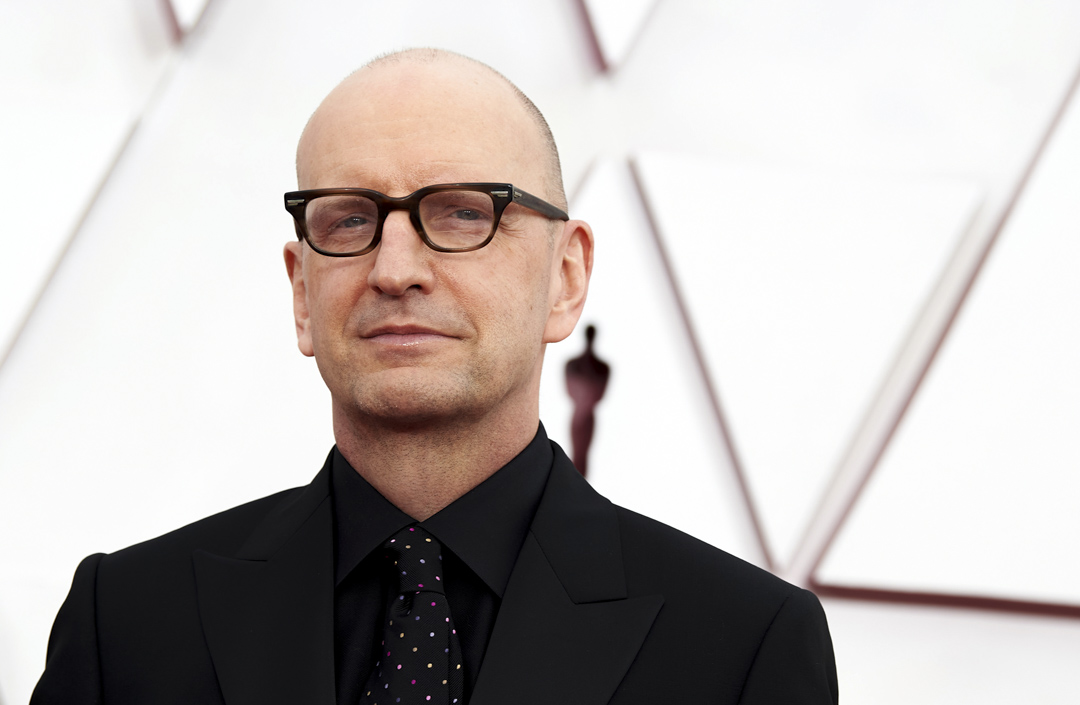2021年4月25日, 第93届奥斯卡金像奖颁奖典礼,史蒂芬‧索德柏(Steven Soderbergh)。