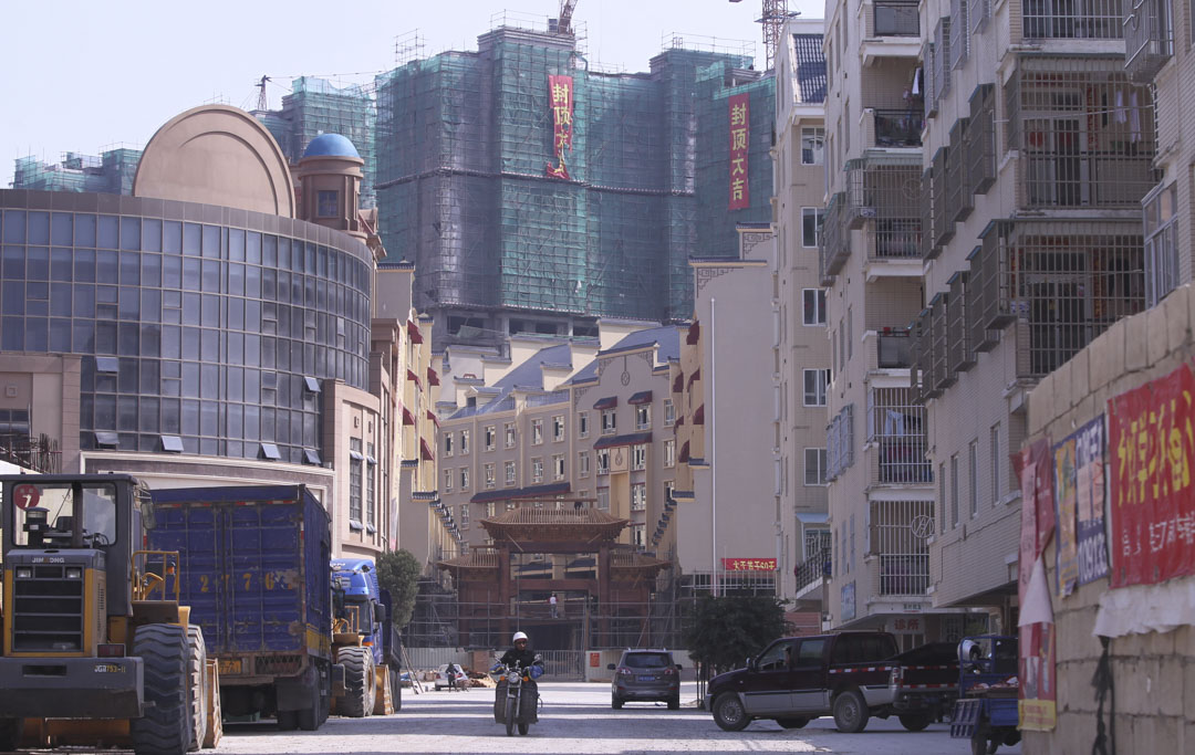 平潭岛的街道景观。