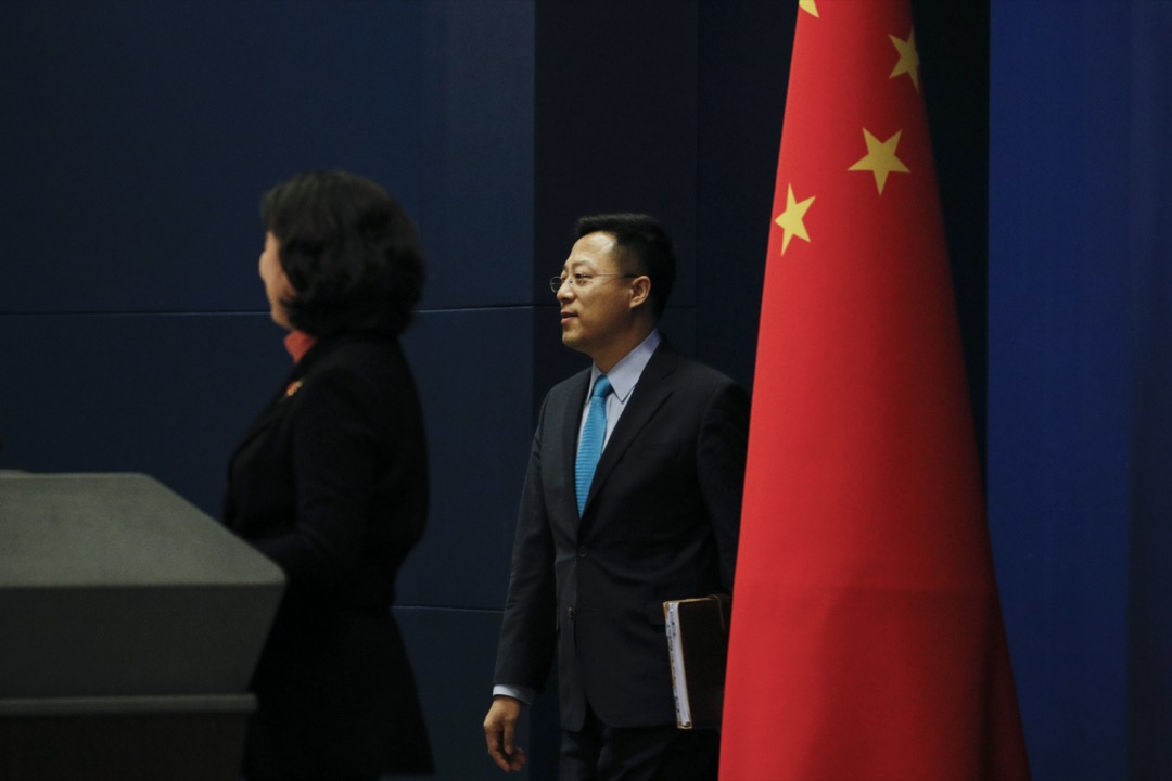 中國外交部發言人趙立堅。