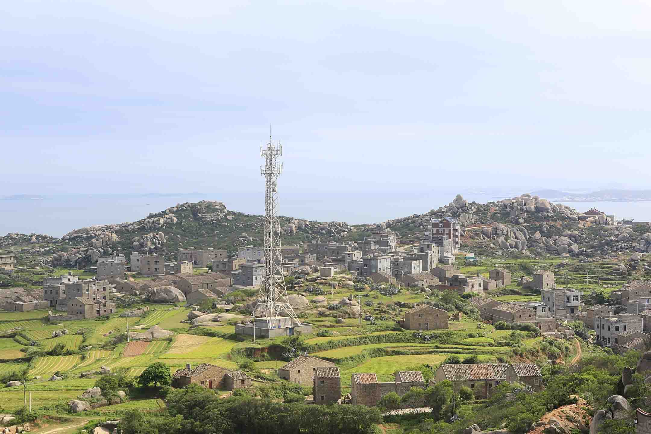 平潭岛的村庄。