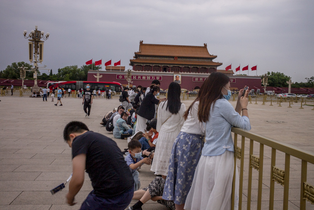 2021年6月,北京天安門。