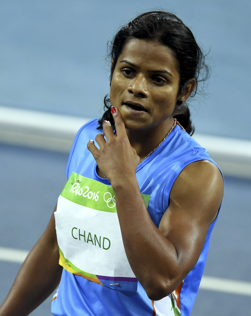 印度田徑女將昌德(Dutee Chand)。