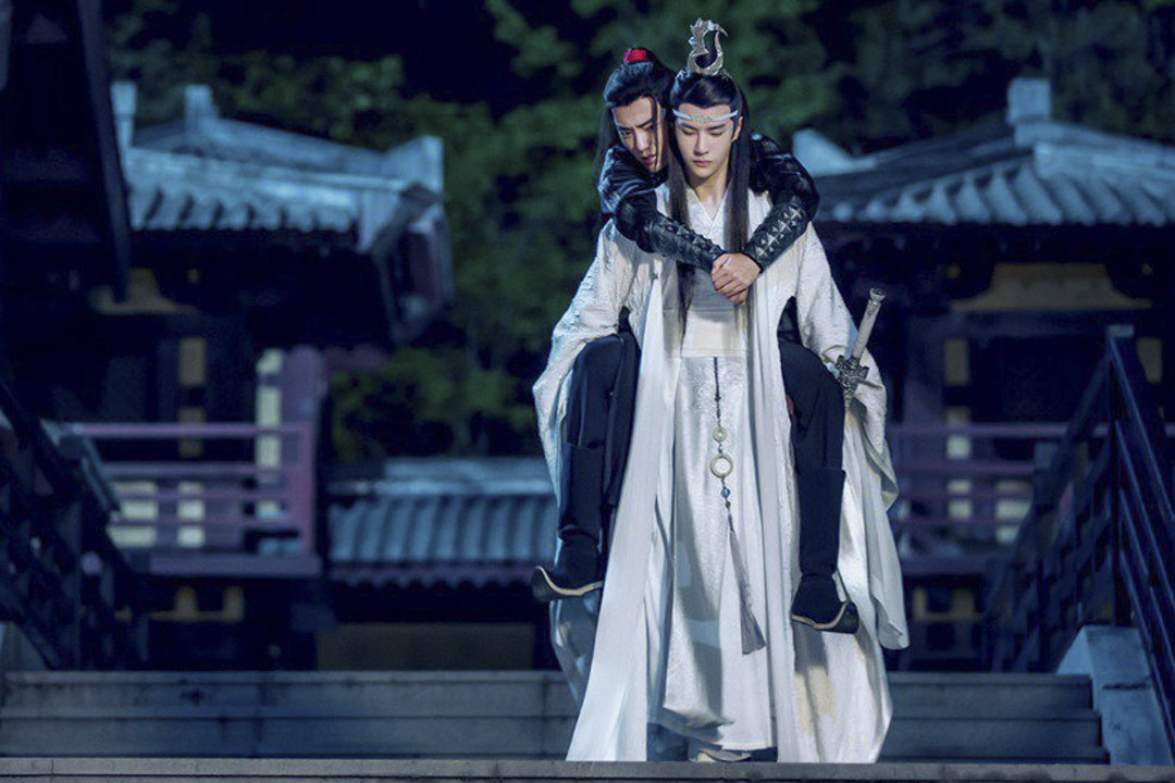 《陳情令》中的肖戰與王一博。