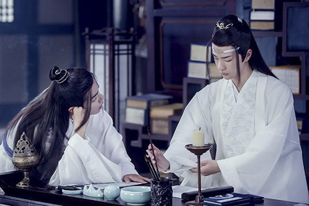 《陳情令》中的肖戰與王一博。