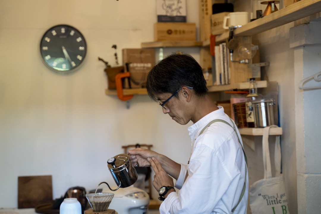 梅窝「瀞書窩」 店長蔡刀。