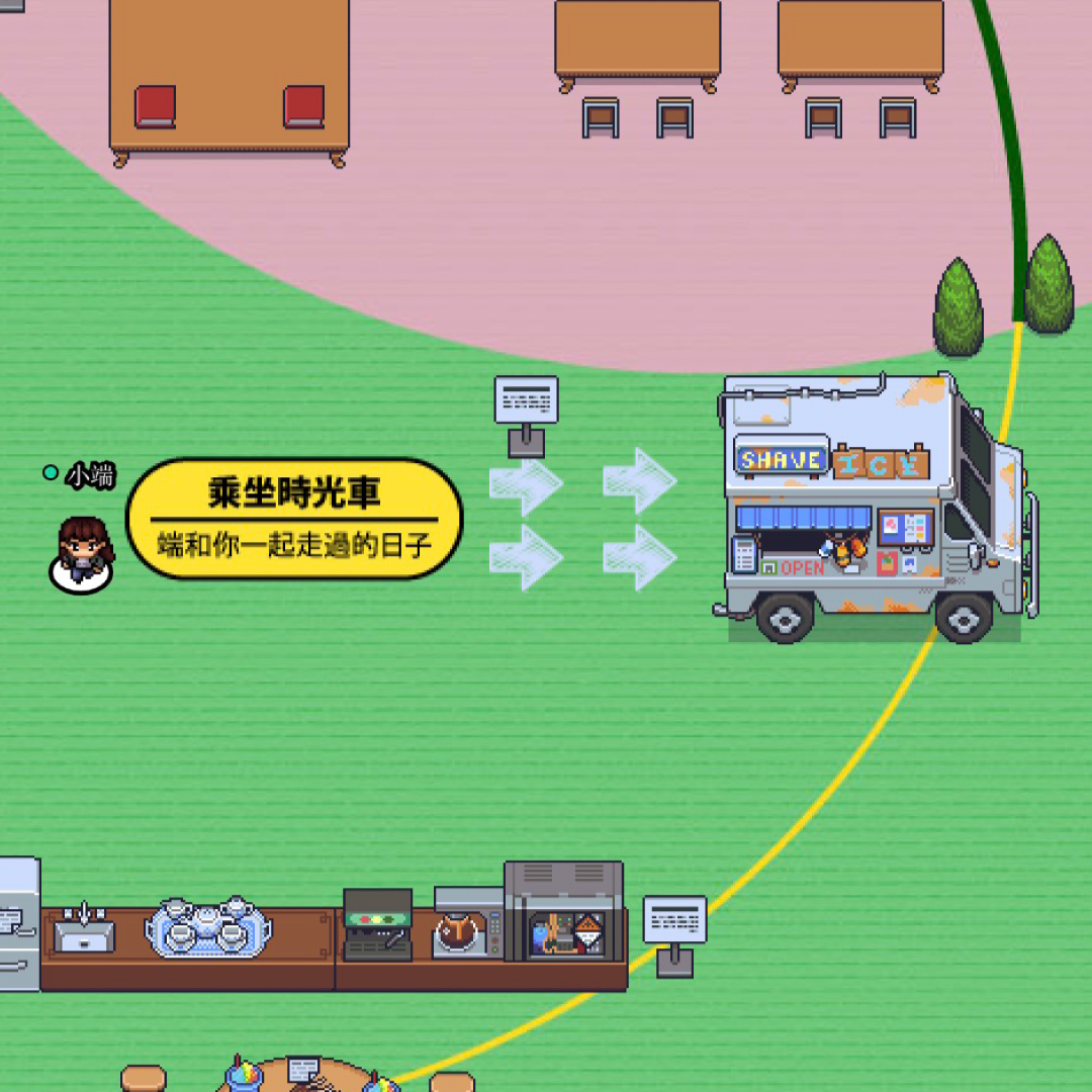 時光機入口。