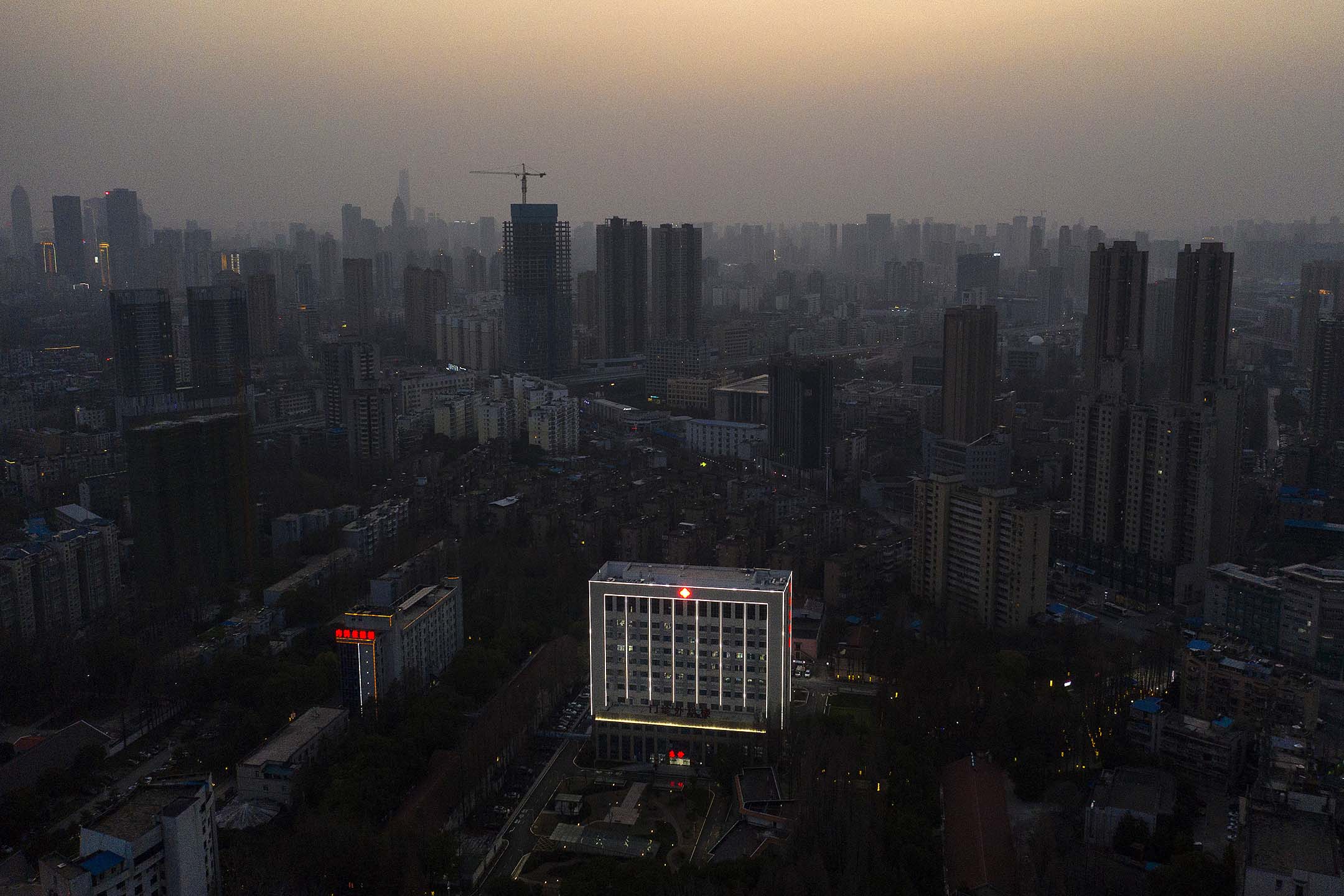 2020年3月1日中国武汉的一家医院。