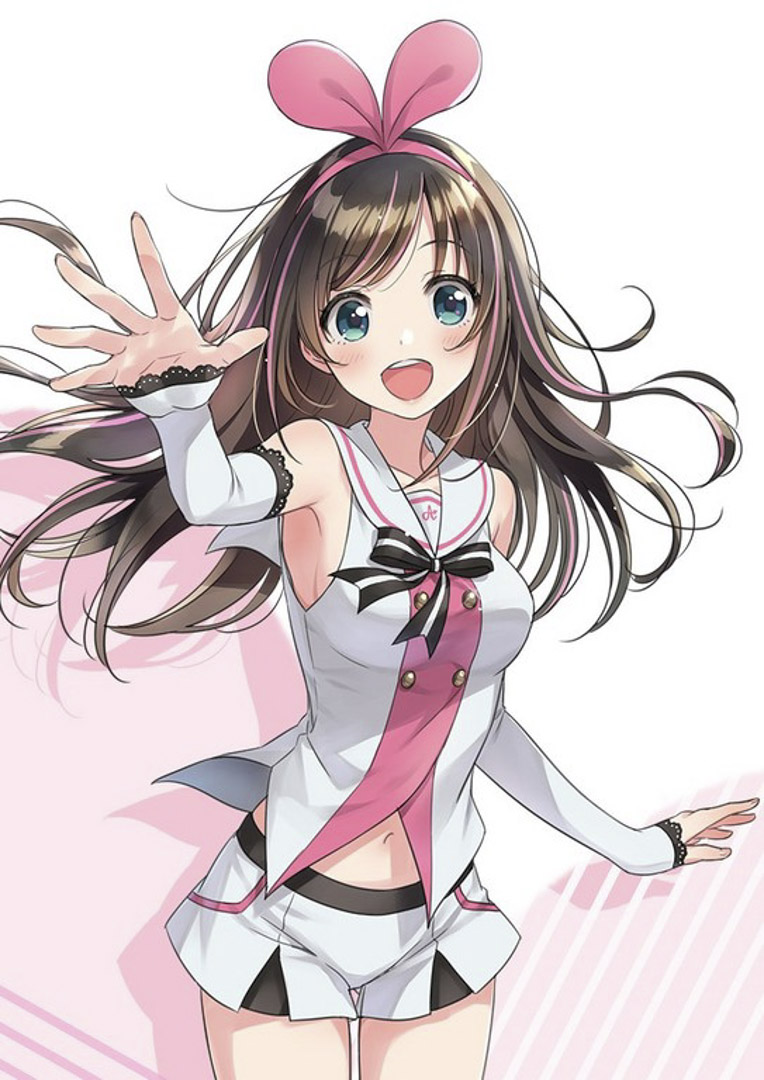 绊爱(Kizuna AI)的虚拟人物在YouTube创立频道。