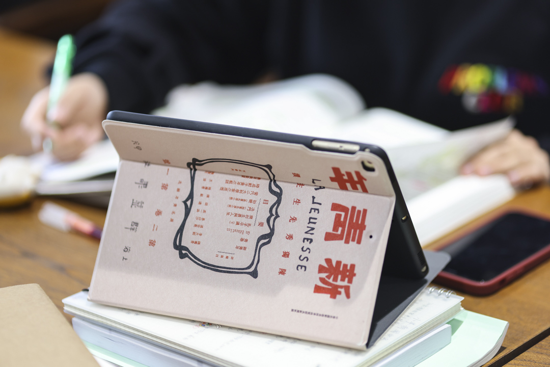 2021年12月23日，山西省太原市的圖書館，考生為即將舉行的全國研究生入學考試做準備。