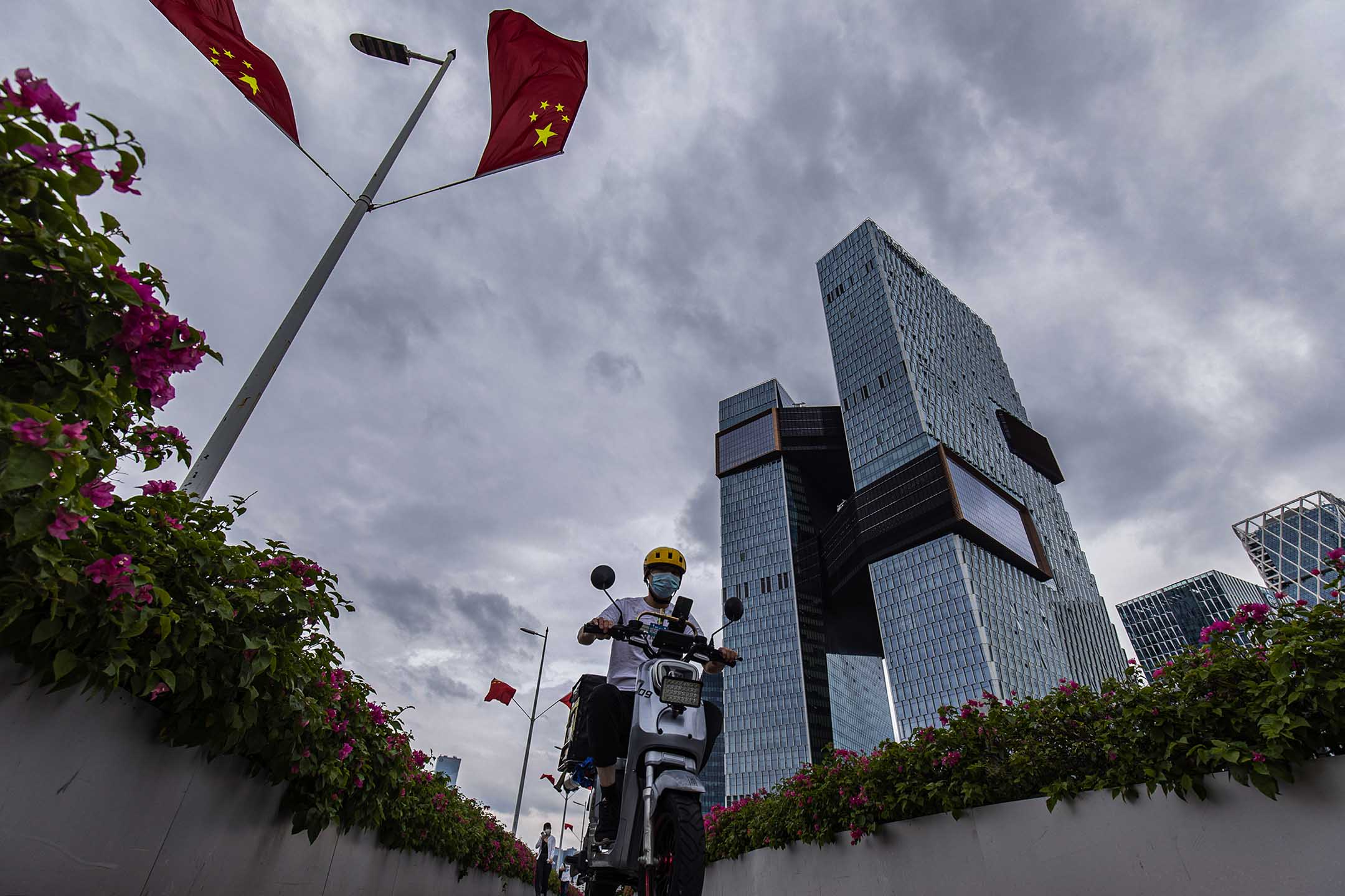 2021年10月12日,位于中国深圳的腾讯控股有限公司总部。