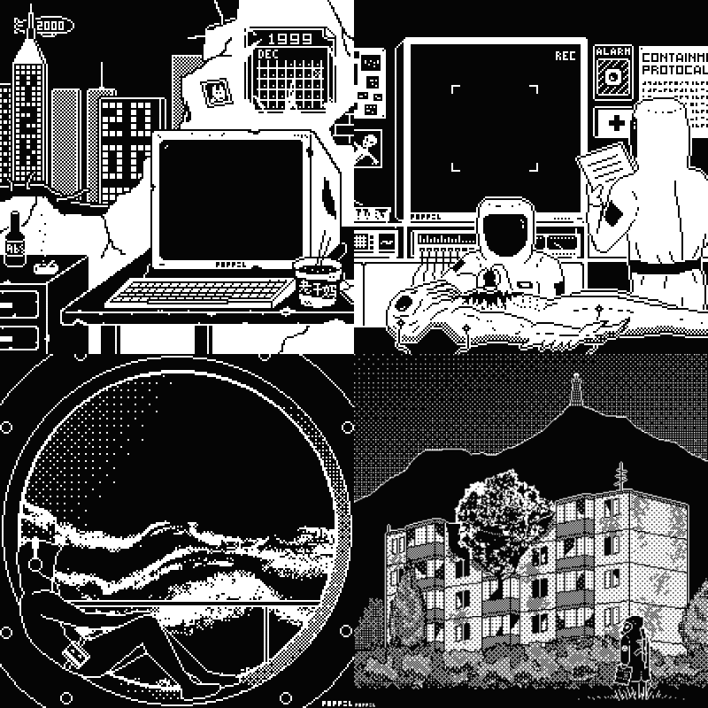 我在HEN上發布的GIF動圖作品，HEN上有很多氣質相似的作品