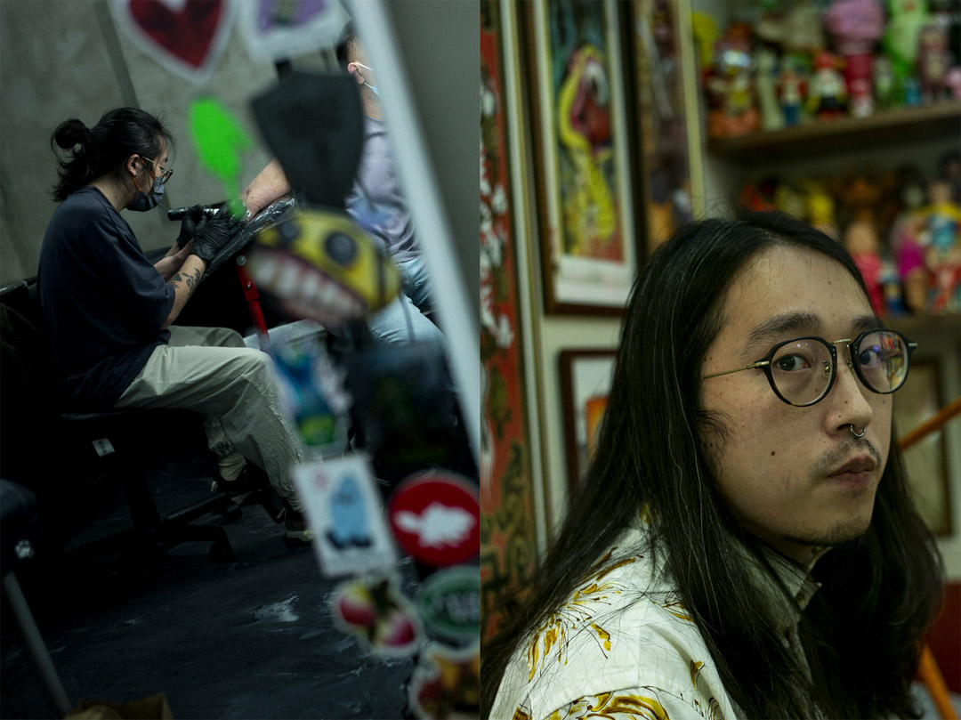 紋身師 Vincent。