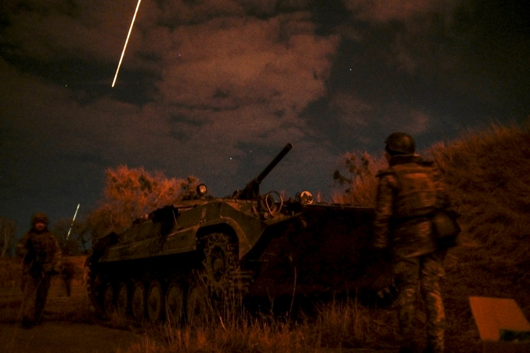 2022年2月27日,烏克蘭基輔的軍事空軍基地。