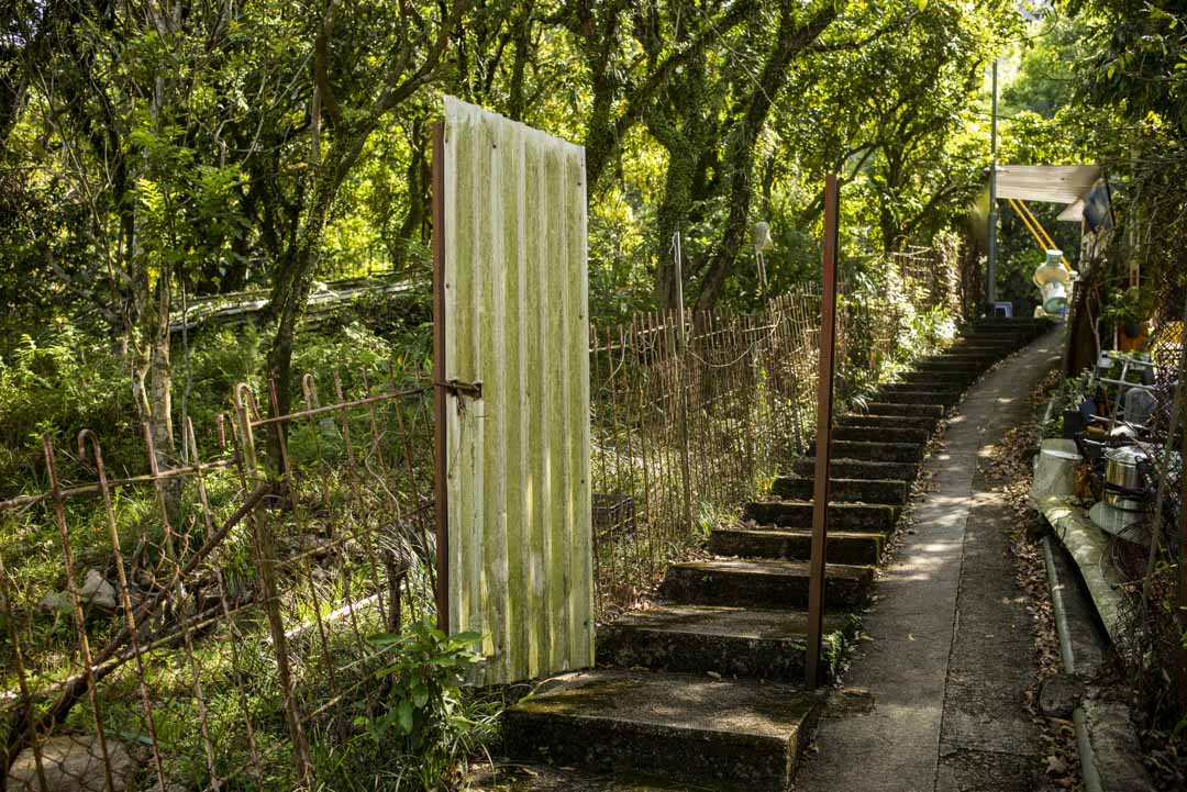 进入马鞍山村的一个路口。