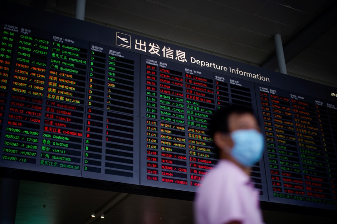 2020年5月，中國上海虹橋國際機場。