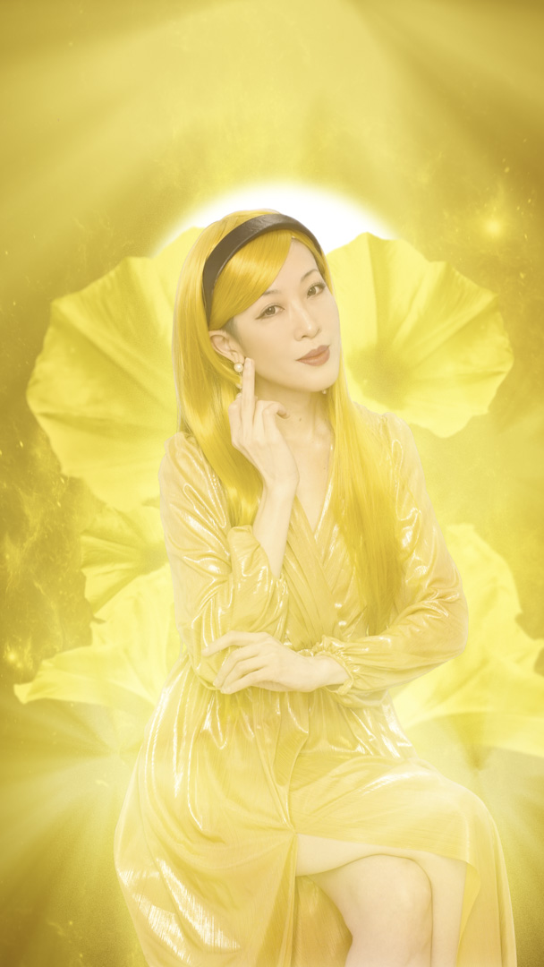 陈珊妮变身“美轮明妮”,以佛语净化干话。