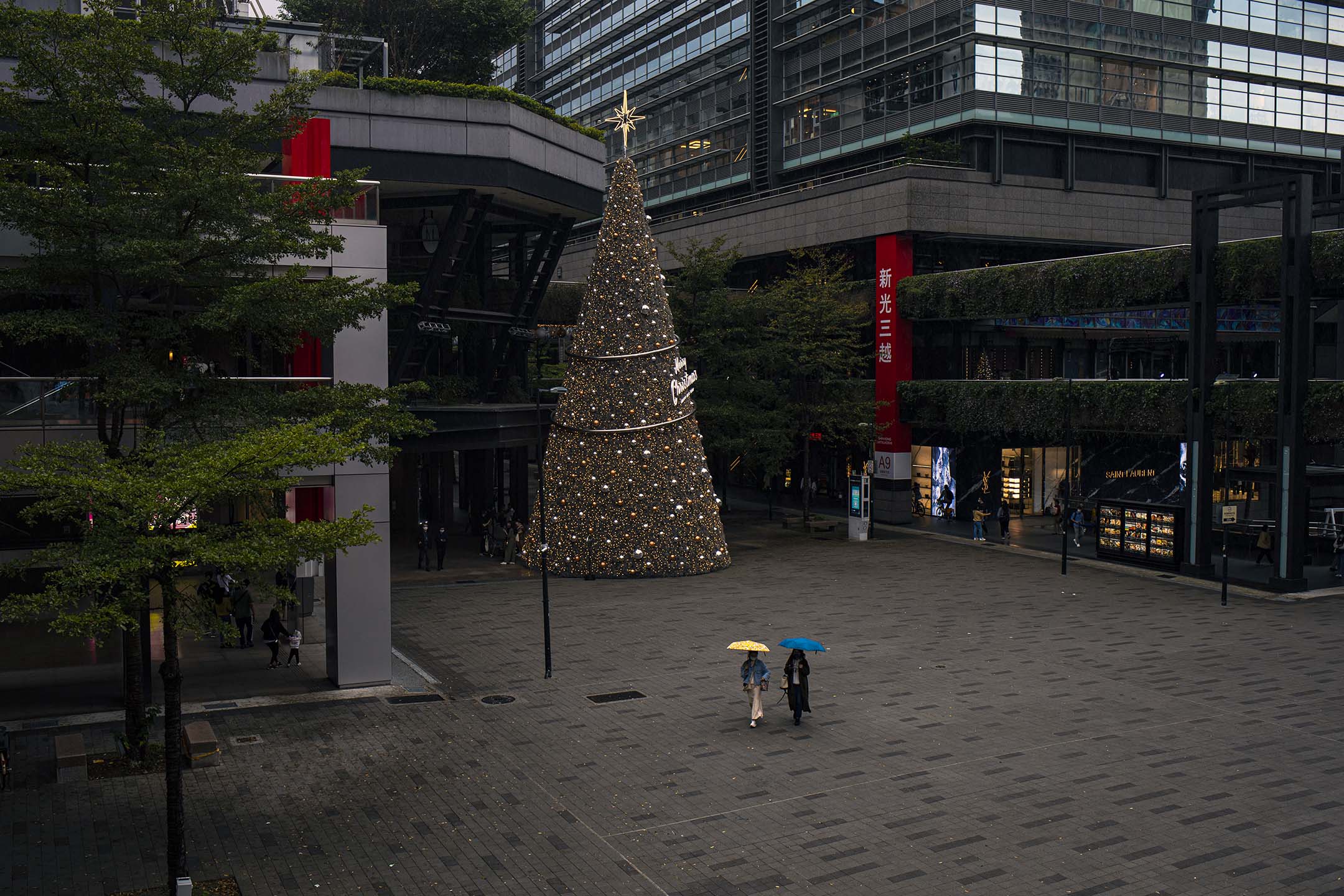 2021年12月20日,台北信義區。