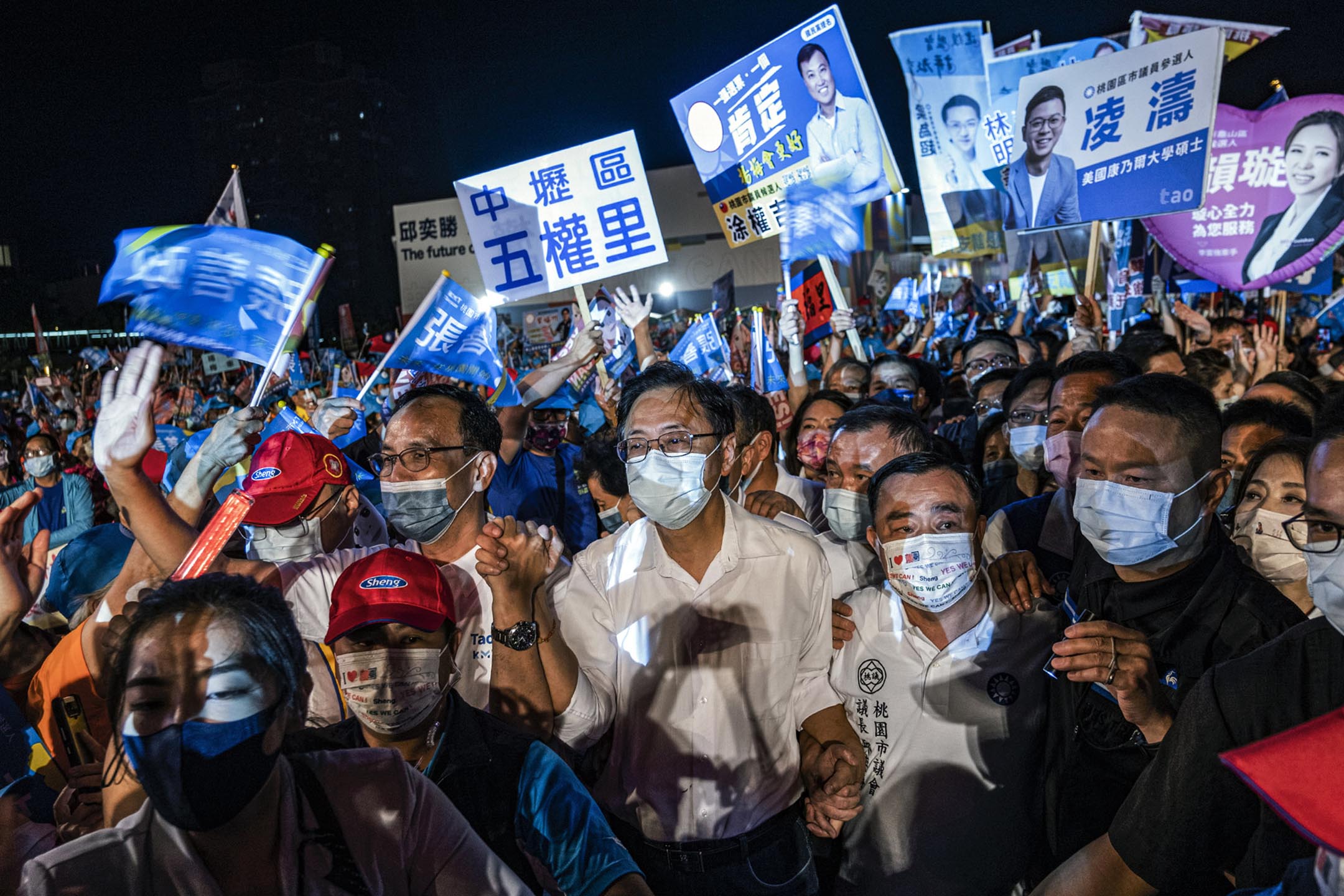 2022年10月9日，國民黨桃園市長候選人張善政。