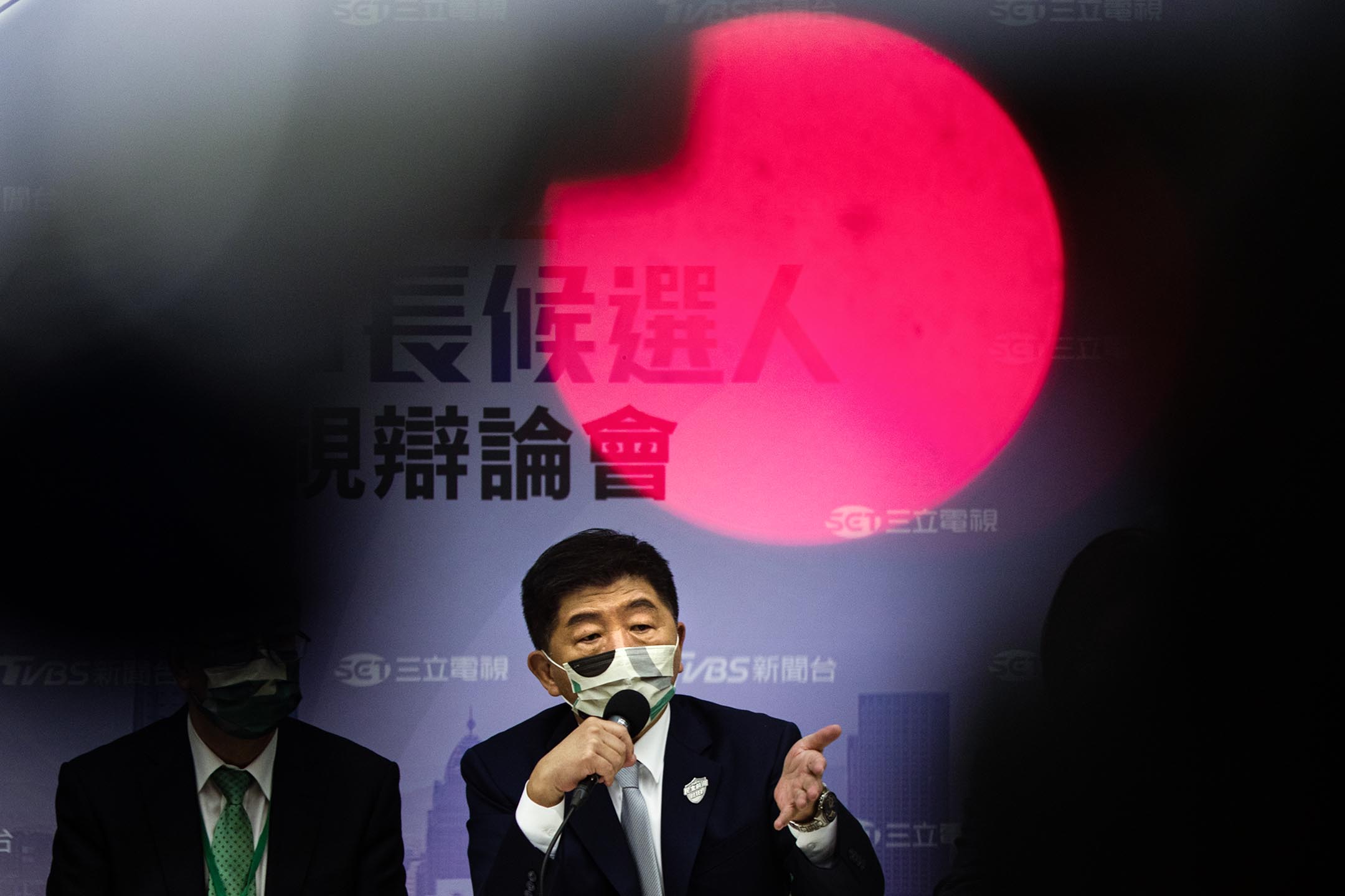 2022年11月5日,台北市長候選人電視辯論,民進黨候選人陳時中。