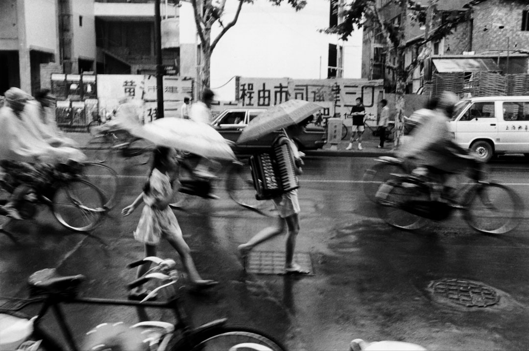 1992年，上海的街頭。