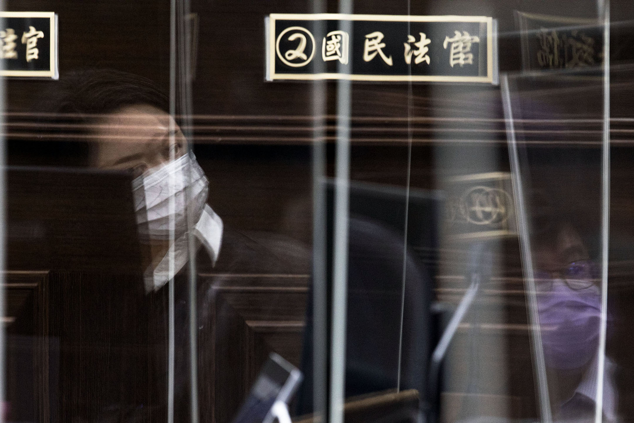 2022年3月24日,台北地方法院,一场国民法官的模拟法庭。