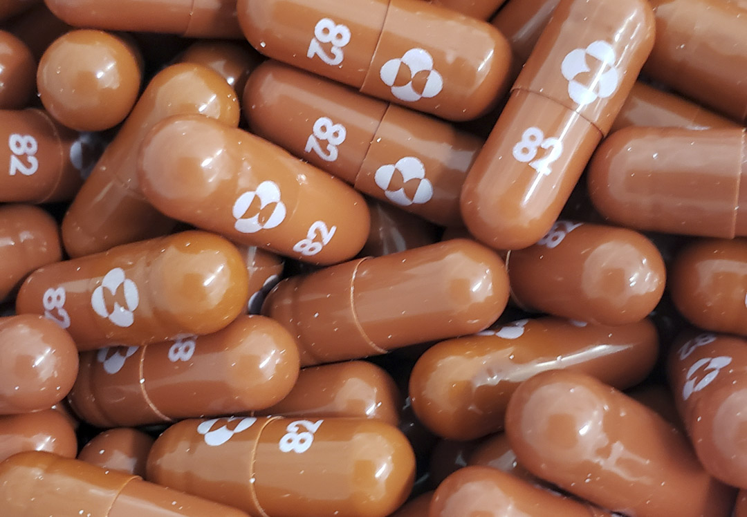 美國默沙東公司(Merck,或稱默克公司)研發的口服covid特效藥莫那比拉韋(molnupiravir)。