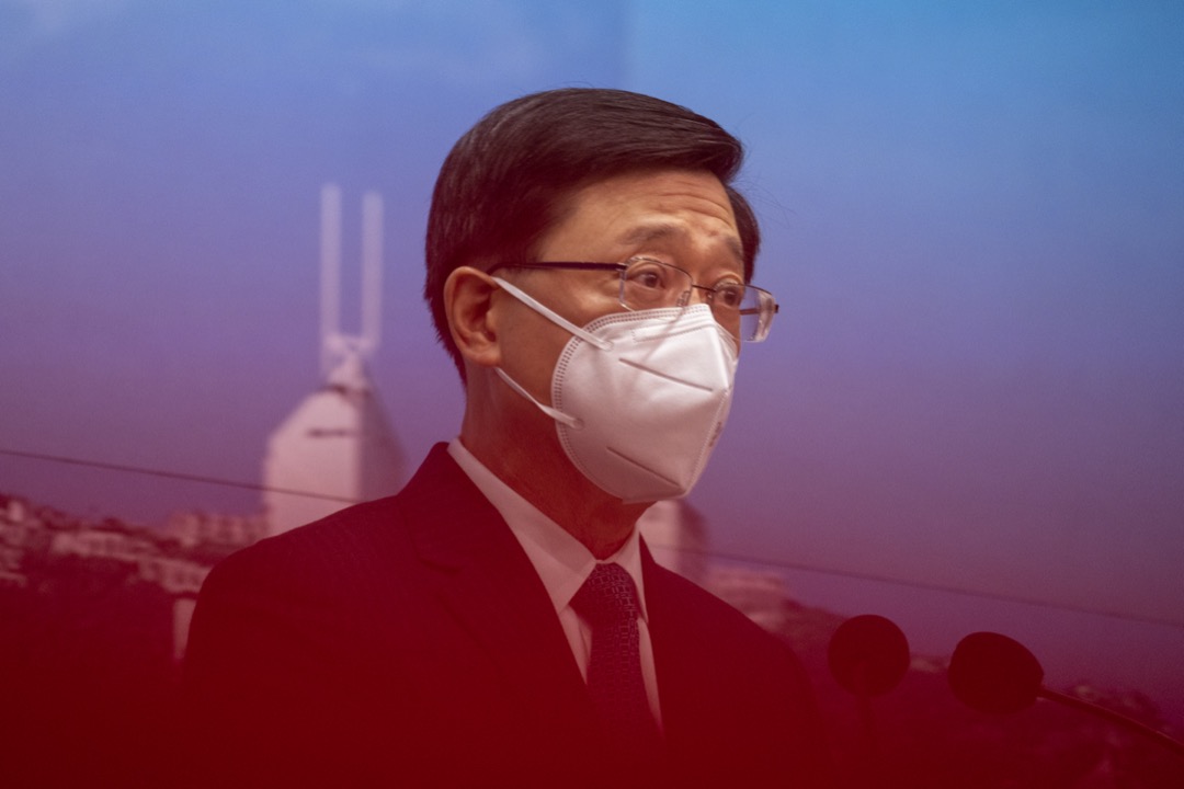 2022年12月30日,香港行政長官李家超召開記者會回答有關人大釋法的問題。