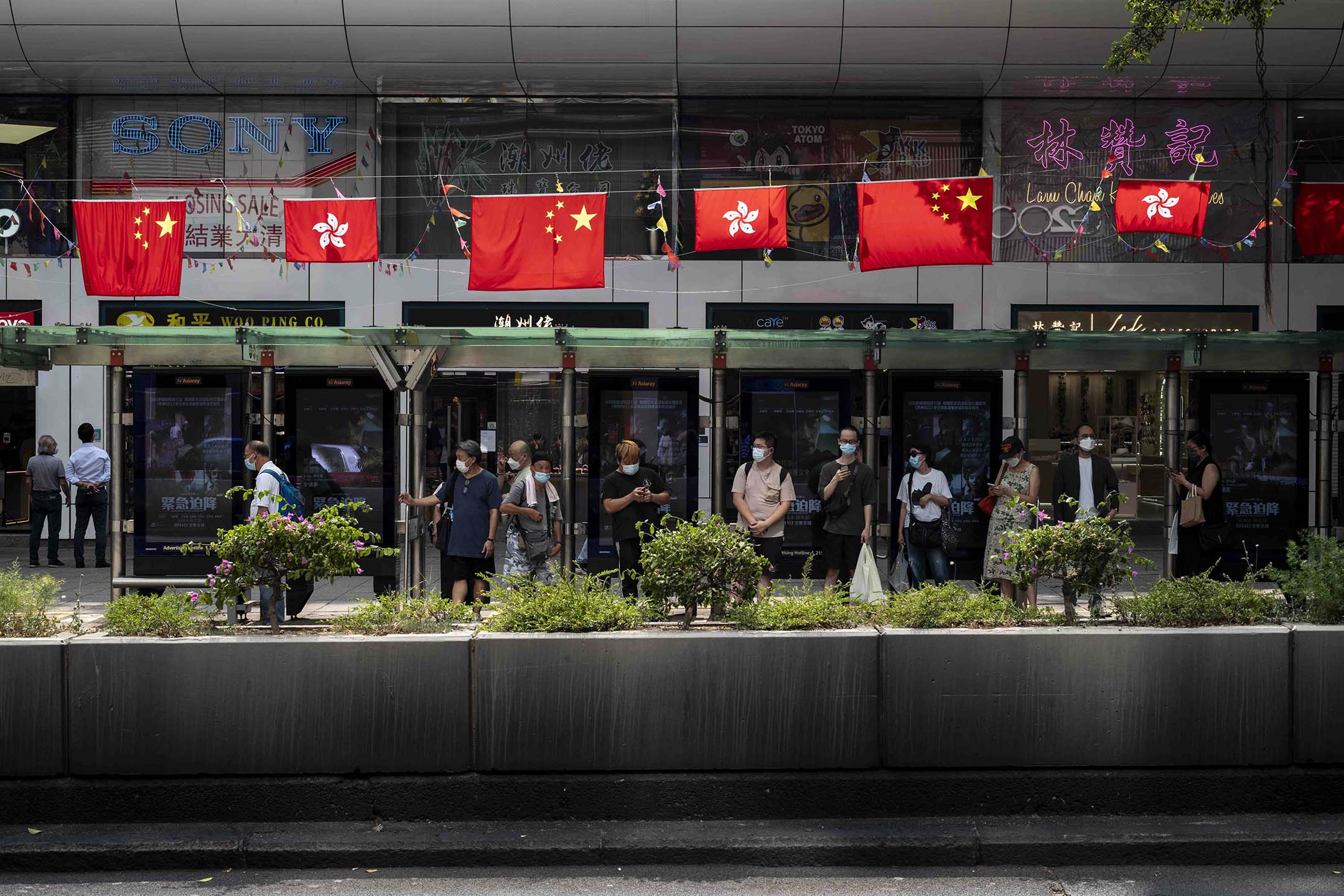 2022年7月29日,香港尖沙咀。