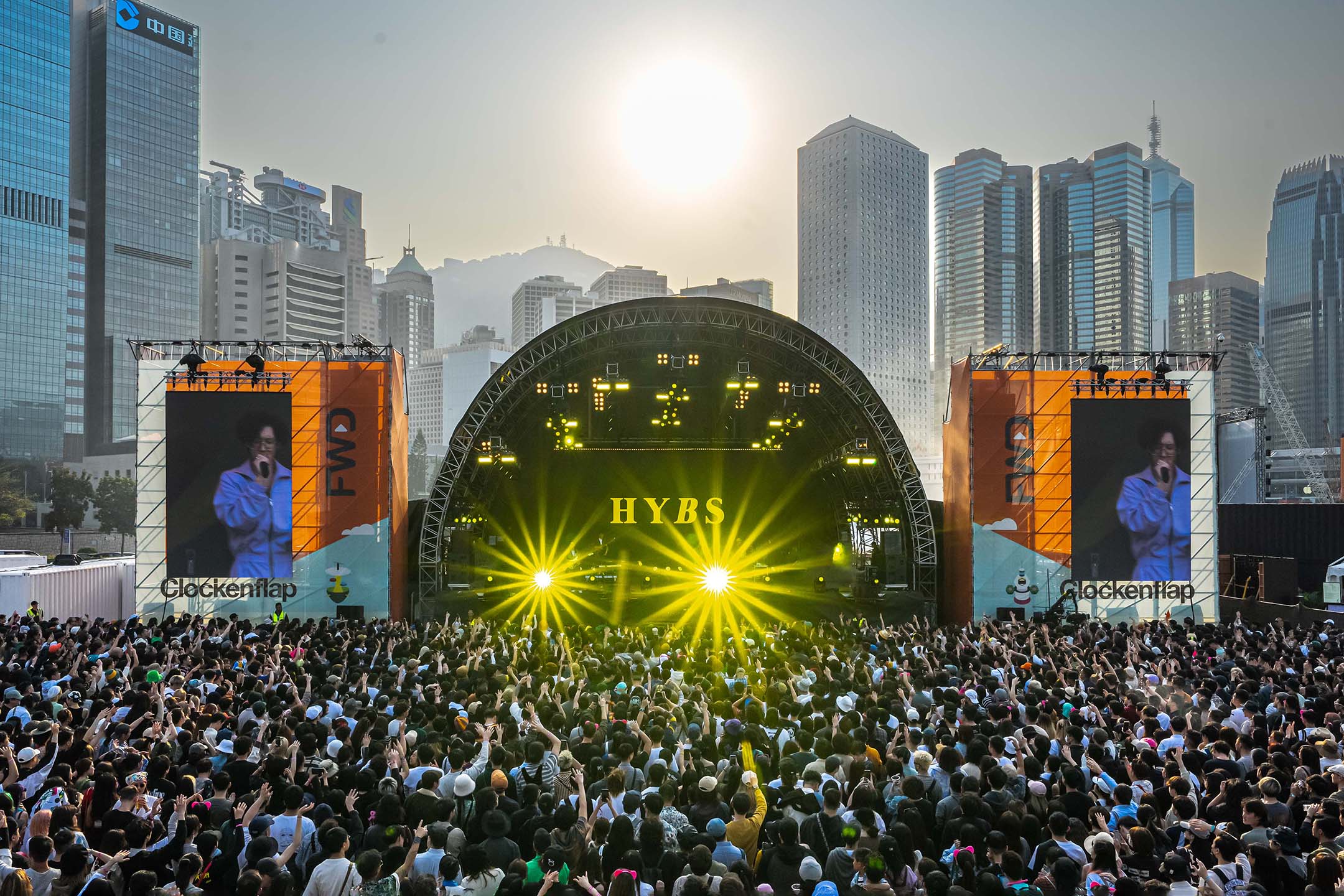 2023年3月4日,香港,「Clockenflap 2023」音樂節。