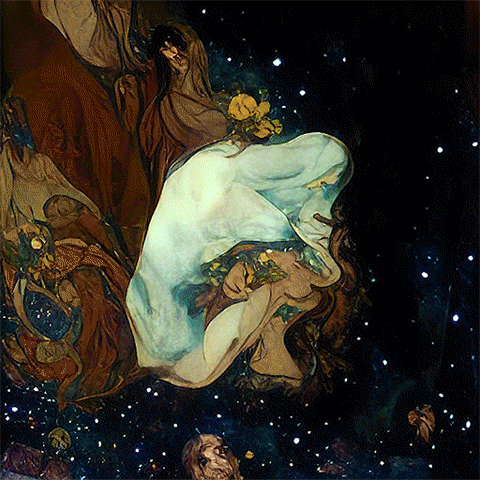 孫羽茜創作的女性主義 AI 藝術作品《Protoplasm》