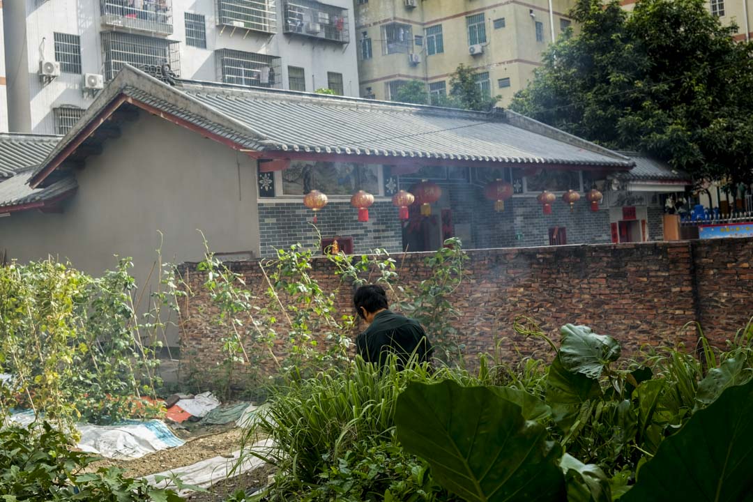 廣州白雲區大源村的祠堂。攝:葉天成/端傳媒