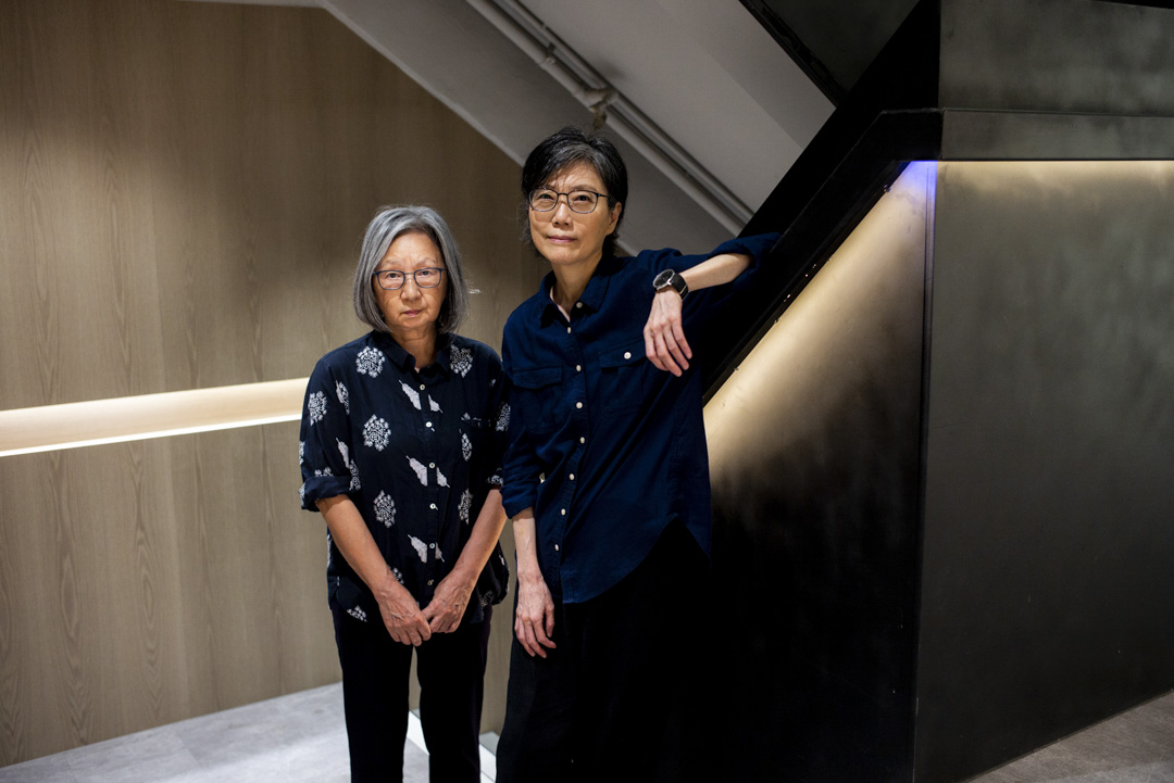 鍾玲玲與鍾曉陽。攝：林振東/端傳媒