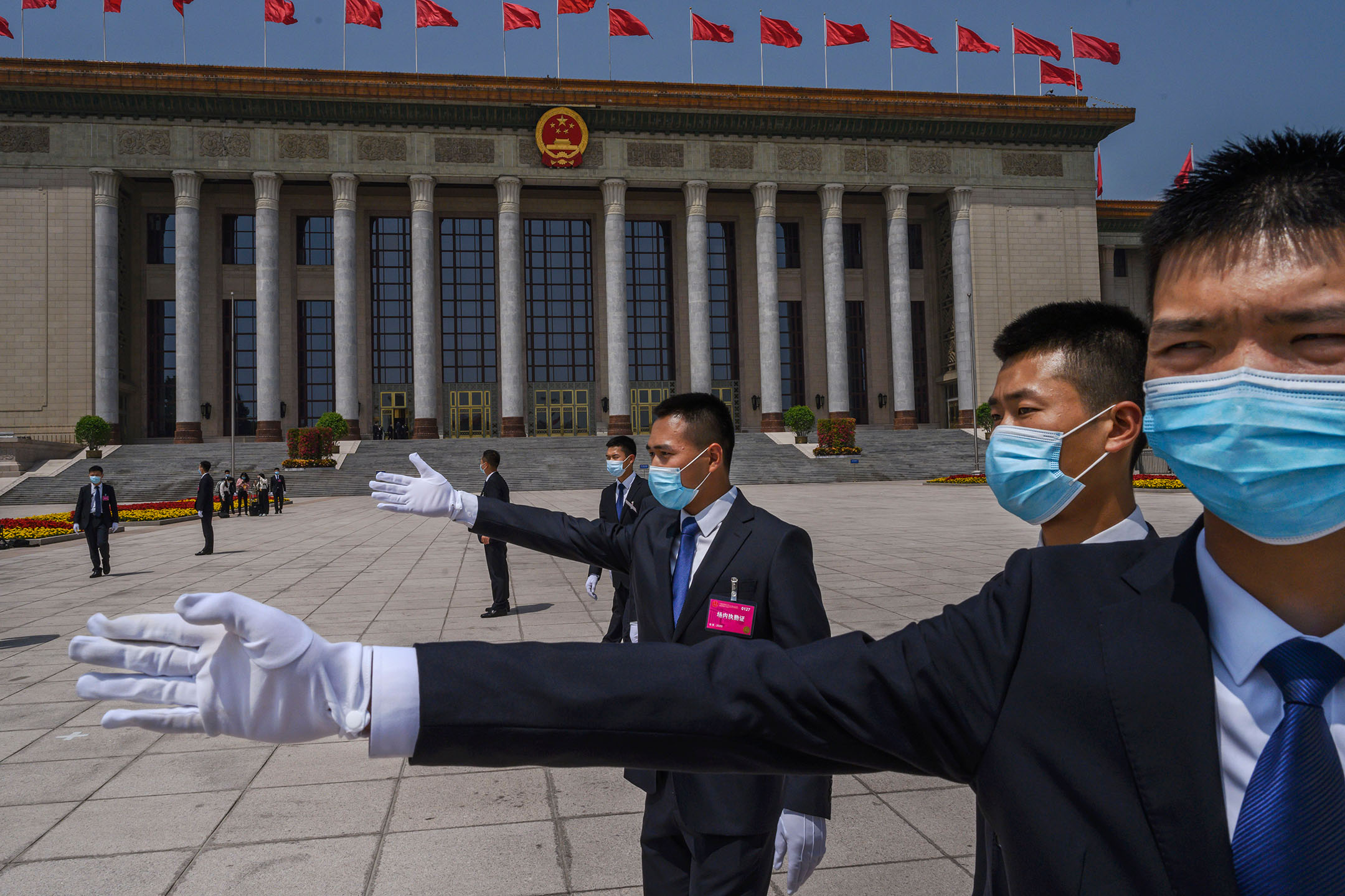 2020年5月22日,中國,北京召開中共全國代表大會。攝:Kevin Frayer/Getty Images