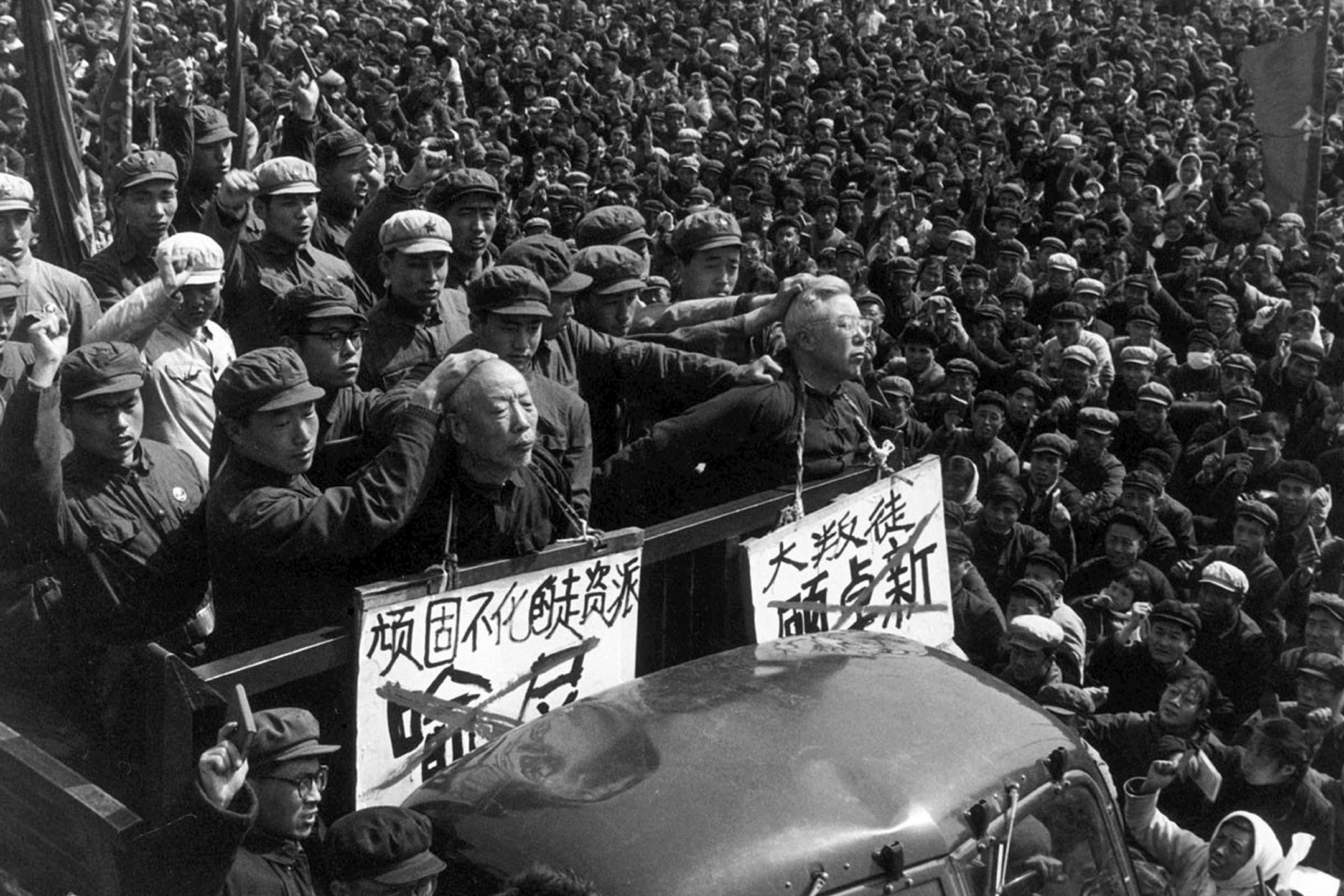 1968年2月1日,文化大革命期間,各地發生批鬥事件。圖:Contributor/Getty Images