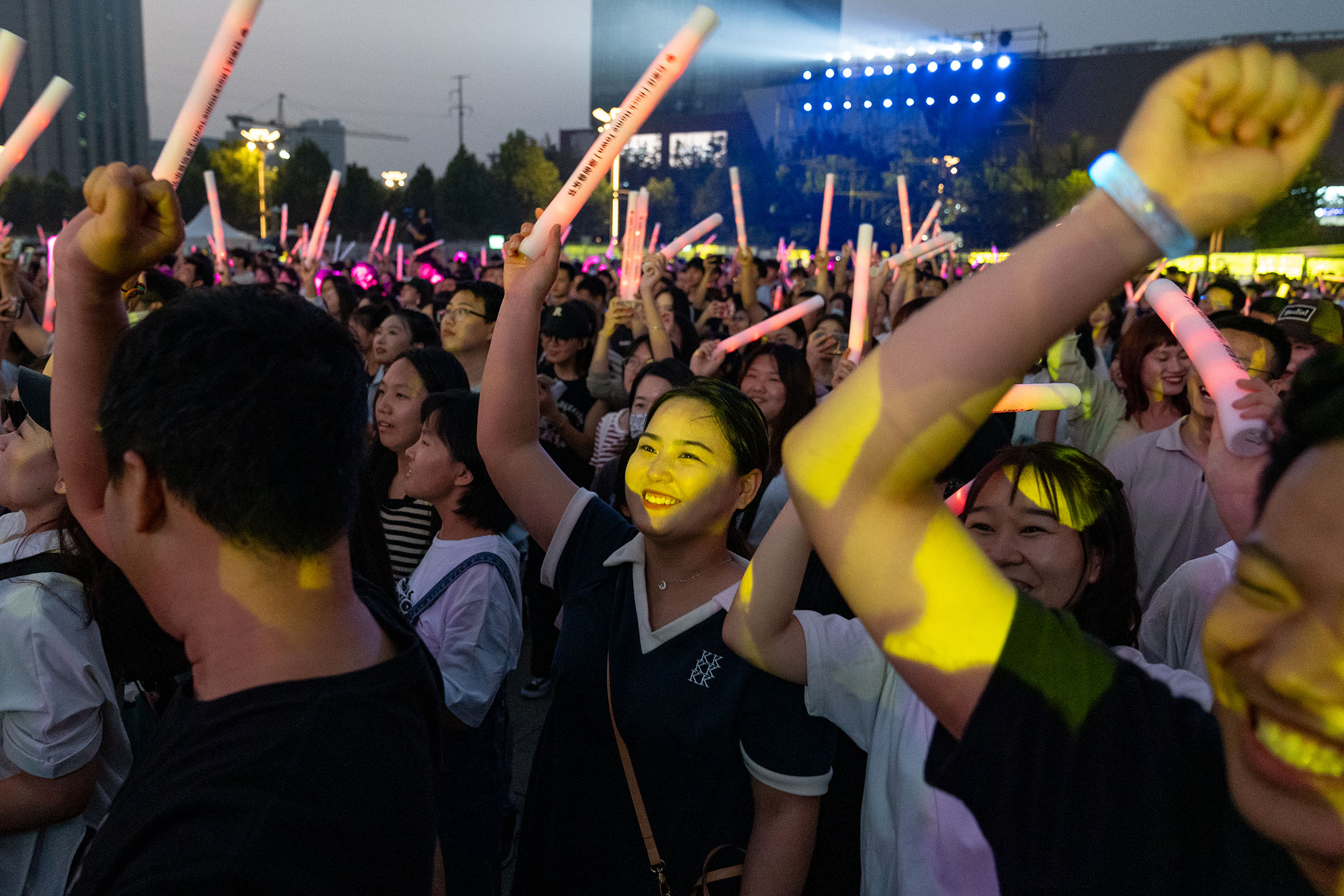 2023年9月4日,石家莊搖音樂節。攝:Andrea Verdelli/Bloomberg via Getty Images