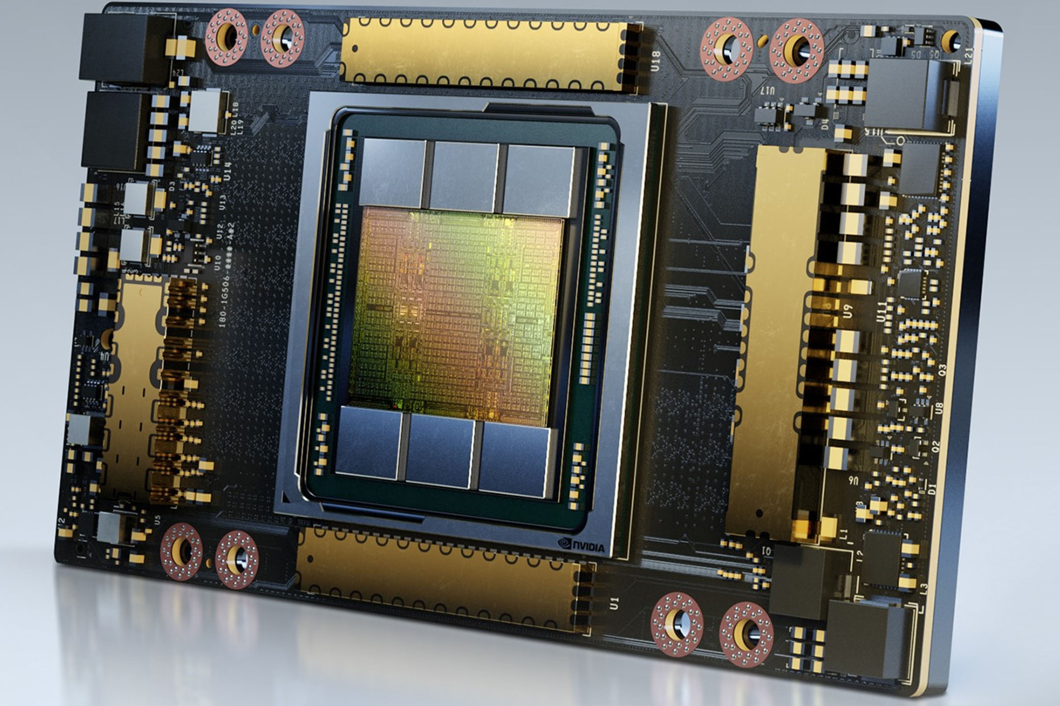 NVIDIA A800 顯示卡。圖:NVIDIA官網