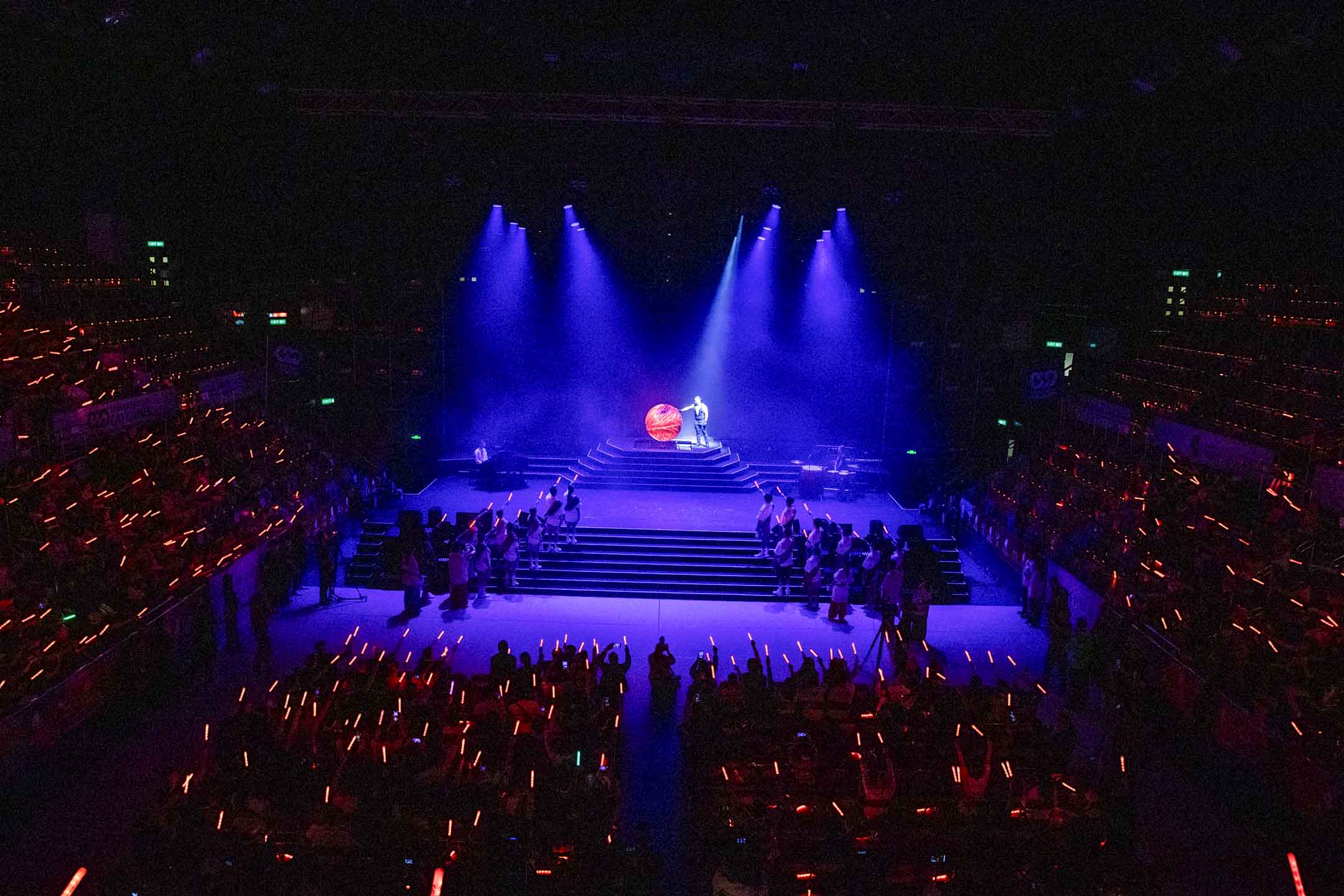 2023年11月4日,同樂運動會舉行開幕禮。 攝:林振東/端傳媒