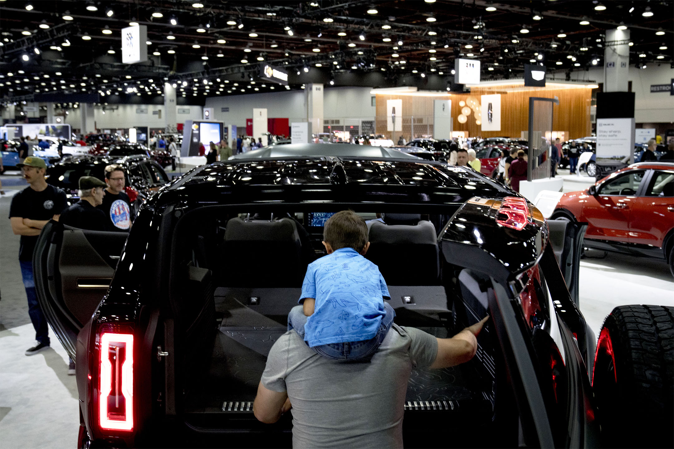 2023年9月16日,美國密西根州,北美國際車展(NAIAS)。攝:Nic Antaya/Bloomberg via Getty Images