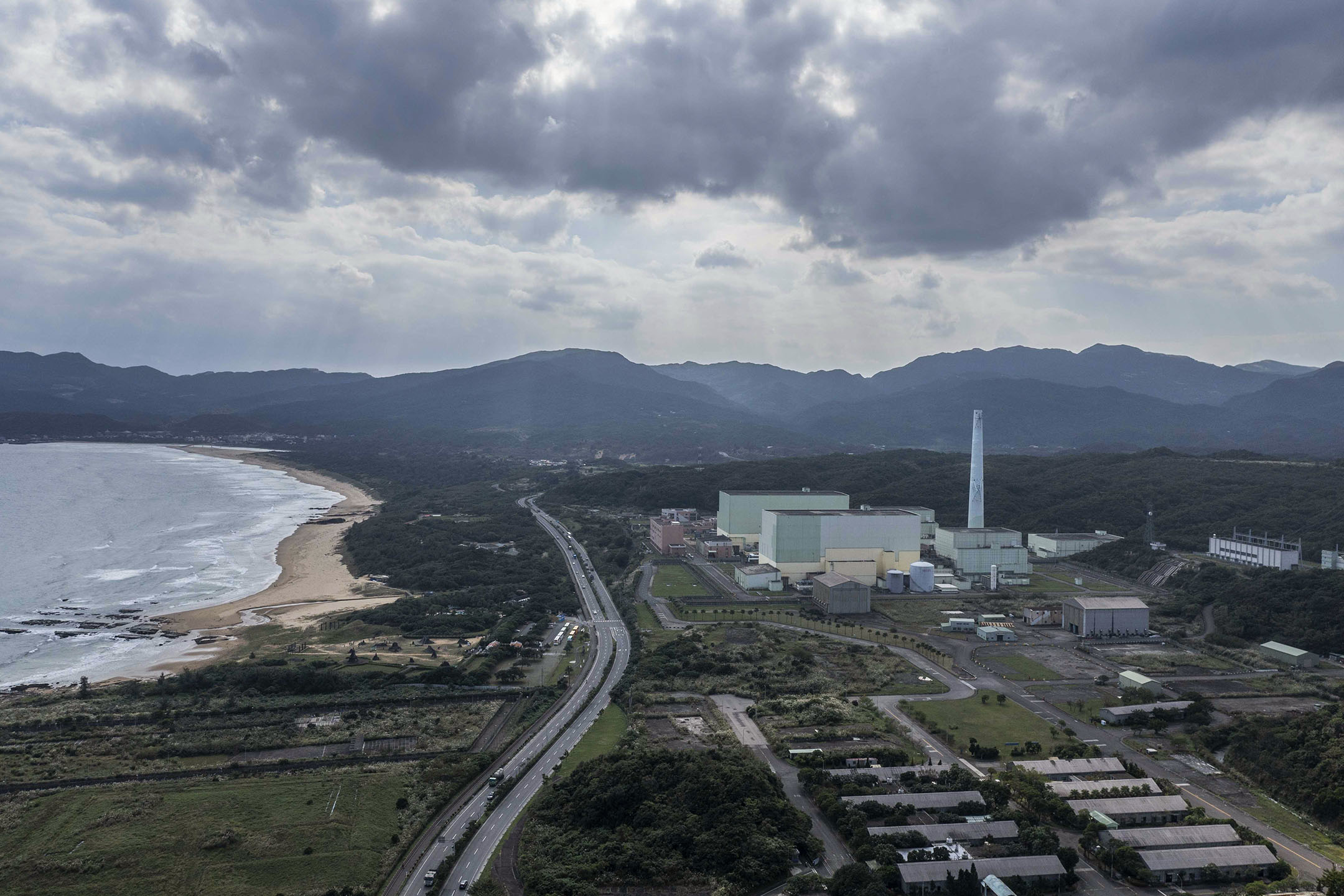 2021年12月4日,貢寮,第四核電廠。攝:Lam Yik Fei/Getty Images