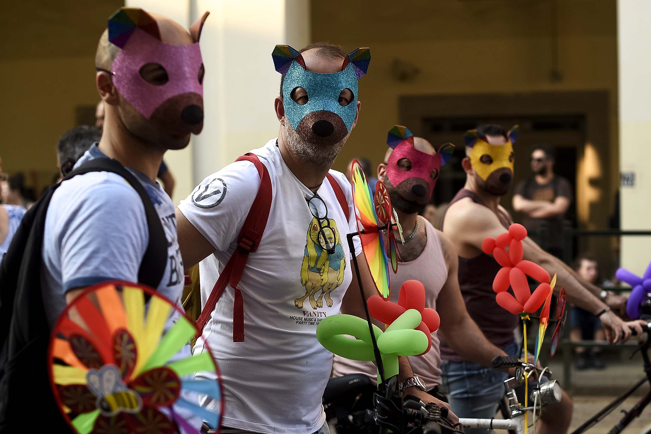 2018年6月16日，義大利都靈的同志遊行。攝：Nicolò Campo/LightRocket via Getty Images