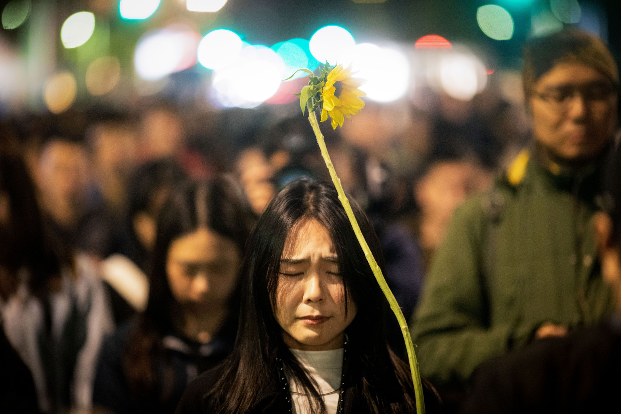 2024年3月18日,台北,太陽花學運10週年晚會。攝:陳焯煇/端傳媒