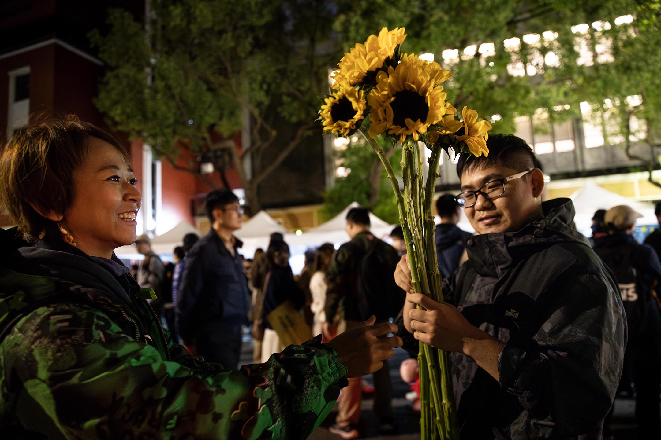 2024年3月18日,台北,太陽花學運10週年晚會。攝:陳焯煇/端傳媒