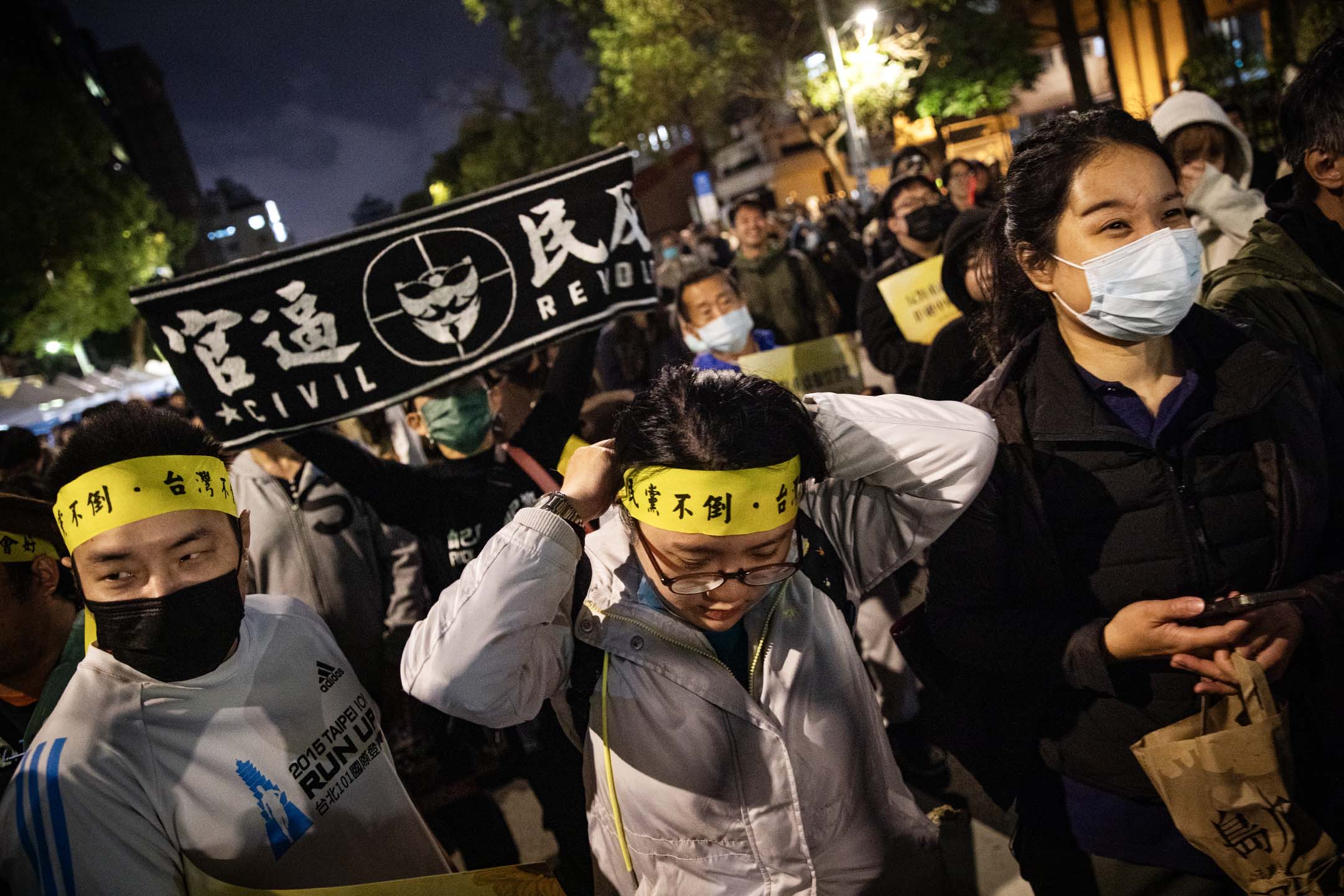 2024年3月18日,台北,太陽花學運10週年晚會。攝:陳焯煇/端傳媒